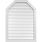 Ekena Millwork Octagonal Top Surface Mount PVC Gable Vent w/ 2"W x 2"P Brickmould Sill Frame, 28"W x 38"H GVPOT28X3803SF - alternate 1